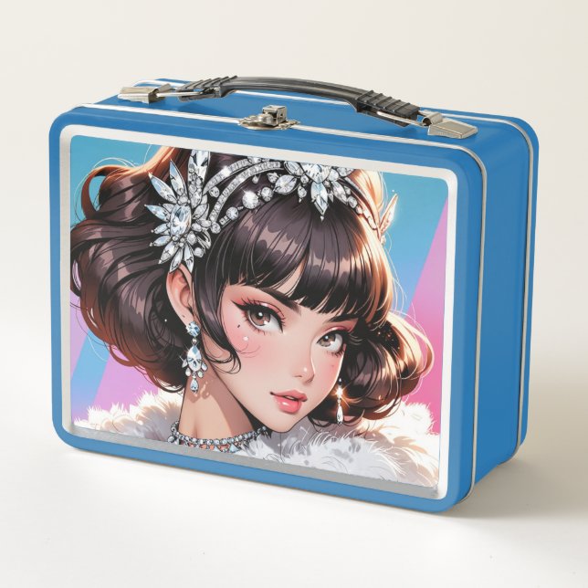 Metal Lunchbox/cosmetics box  (Front)