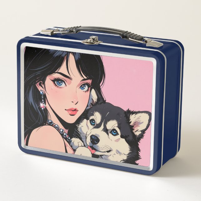 Metal Lunchbox/cosmetics box  (Front)