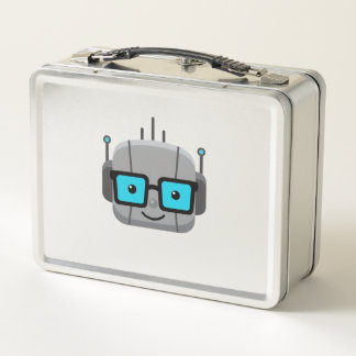 Metal Lunchbox: Pack Your Tech with 844-AI-NERDS Metal Lunch Box