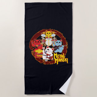 Metal Maneki Beach Towel