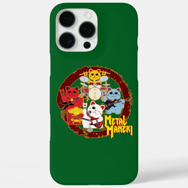 Metal Maneki Case-Mate iPhone Case (Back)