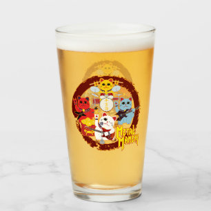 Metal Maneki Glass