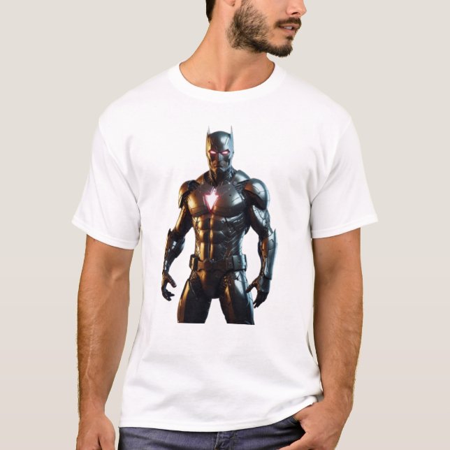 Metal Manipulation Superhero T-Shirt (Front)