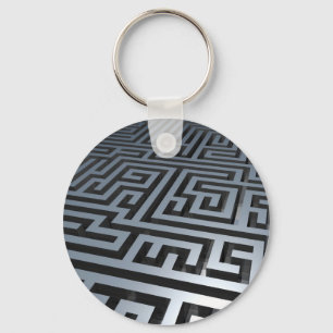 Metal Maze Keychain