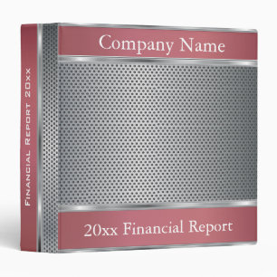 Metal Mesh Company Style   DIY Text    Rose Gold Binder