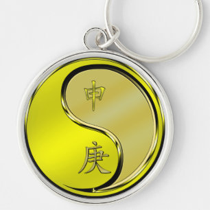 Metal Monkey Keychain