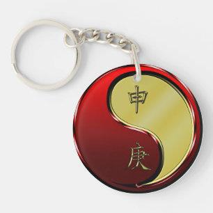 Metal Monkey Keychain