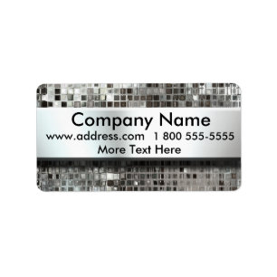 Metal Mosaic And Nameplate Address Address Labels
