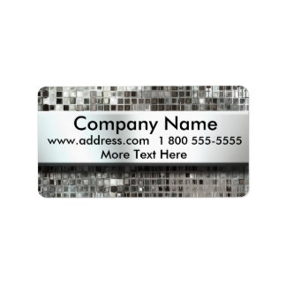 Metal Mosaic And Nameplate Address Address Labels