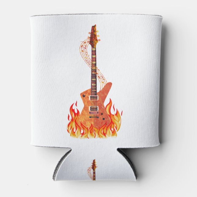 Metal Music Sublimation Can Cooler (Front)