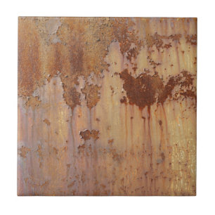 metal optics rust tile