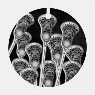 Métal Ornement en céramique personnalisé Lacrosse Green