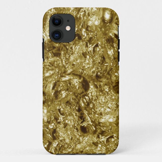 metal pattern design - gold Case-Mate iPhone case (Back)