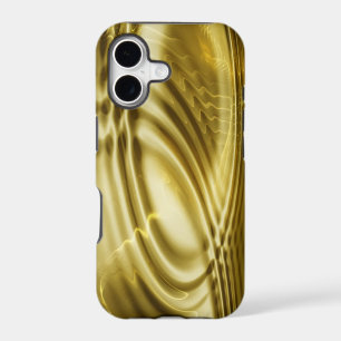metal pattern design - golden waves