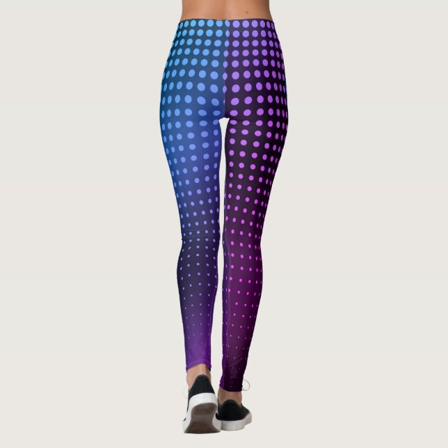 Metal Pattern Leggings (Back)