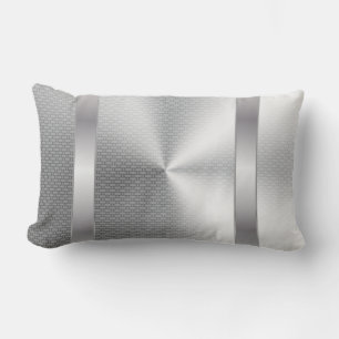 Metal pattern lumbar pillow