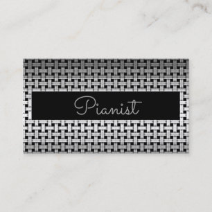 Metal Pianist Business Card