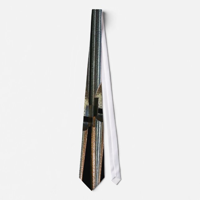 Metal pipe organ tie (Front)