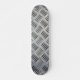 Metal Plate Texture Skateboard