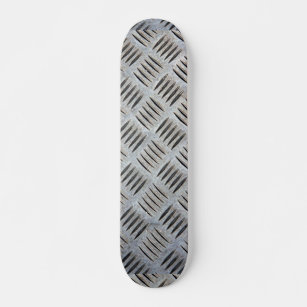 Metal Plate Texture Skateboard