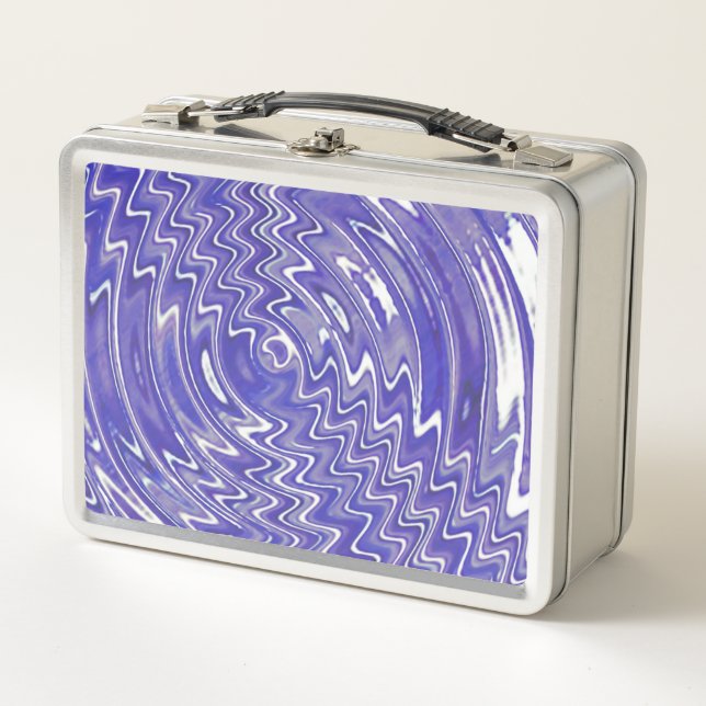 Metal Psychedelic purple Lunchbox (Front)