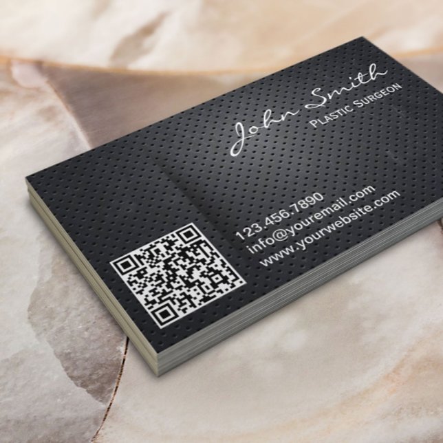 Métal QR Code Carte de visite de chirurgien plasti (Créateur téléchargé)