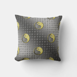 Metal Rabbit Throw Pillow