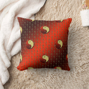 Metal Rat Throw Pillow
