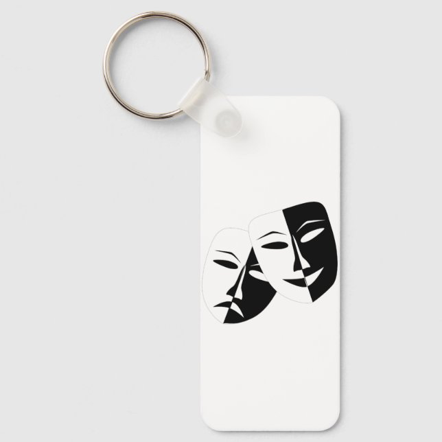 Metal Rectangle Keychain, 2.25" x 1.6" Keychain (Front)