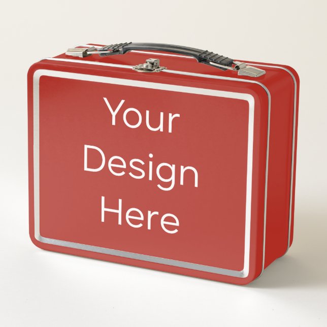 Metal Red Lunchbox (Front)