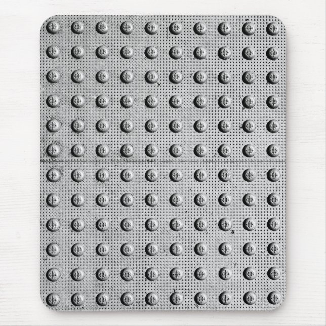 Metal Road Plate Mouse Pad (Front)
