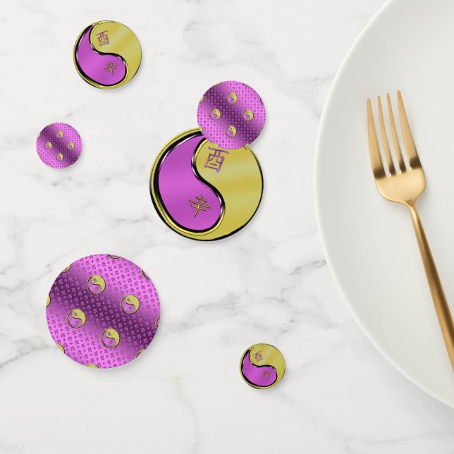 Metal Rooster Confetti (Group)