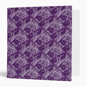 Metal Roses 08 Dark Purple-Avery Notebook Binder