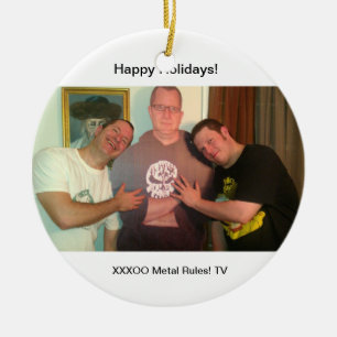 Metal Rules! Christmas Ornament HEAVY