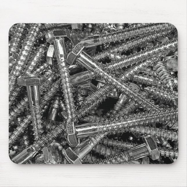 metal screw collection mouse pad (Front)
