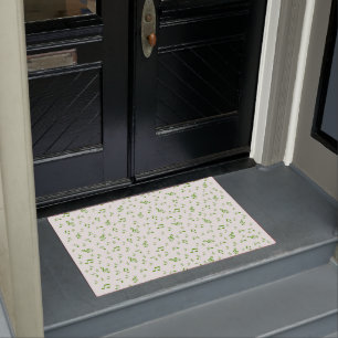metal, shiny, pattern, music, note, elegan doormat