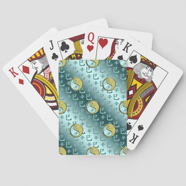 Metal Snake Playing Cards (Back)