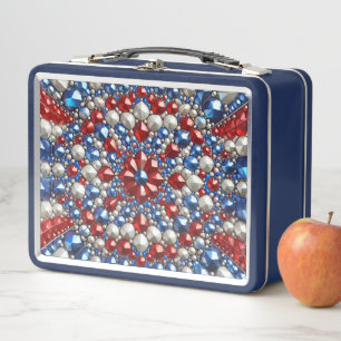Metal Stainless Lunchbox with Netherlands Colours