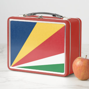 Metal Stainless Lunchbox with Seychelles Colors