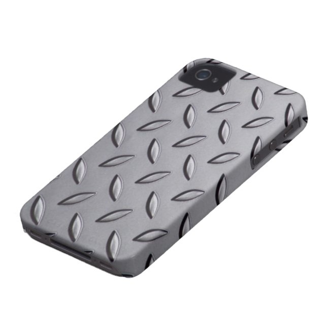 Metal Texture iPhone 4/4S Case-Mate Barely There Case-Mate iPhone Case (Bottom)
