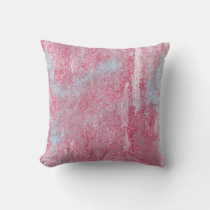 Metal texture with scratches and cracks abstract, throw pillow