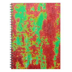 Metal texture with scratches and cracks effect, ab notebook