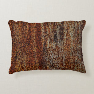 Metal texture with scratches and cracksabstract, a accent pillow