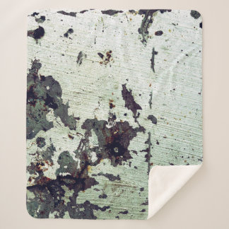 Metal texture with scratches and cracksabstract, a sherpa blanket
