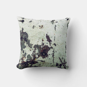 Metal texture with scratches and cracksabstract, a throw pillow