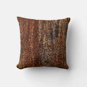 Metal texture with scratches and cracksabstract, a throw pillow