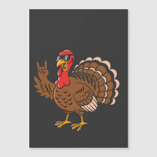 Metal Thanksgiving Turkey Metalhead Devil Horns 