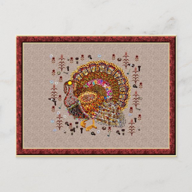 Metal Turkey Postcard (Front)