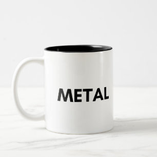 metal Two-Tone coffee mug