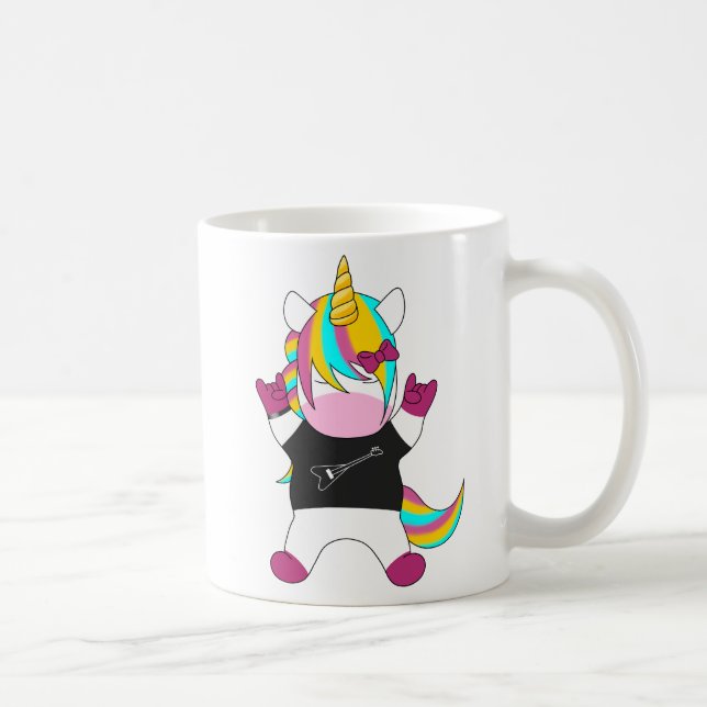 Metal Unicorn Coffee Mug (Right)